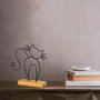 Aberto Design Objeto Decorativo Cat - Black
